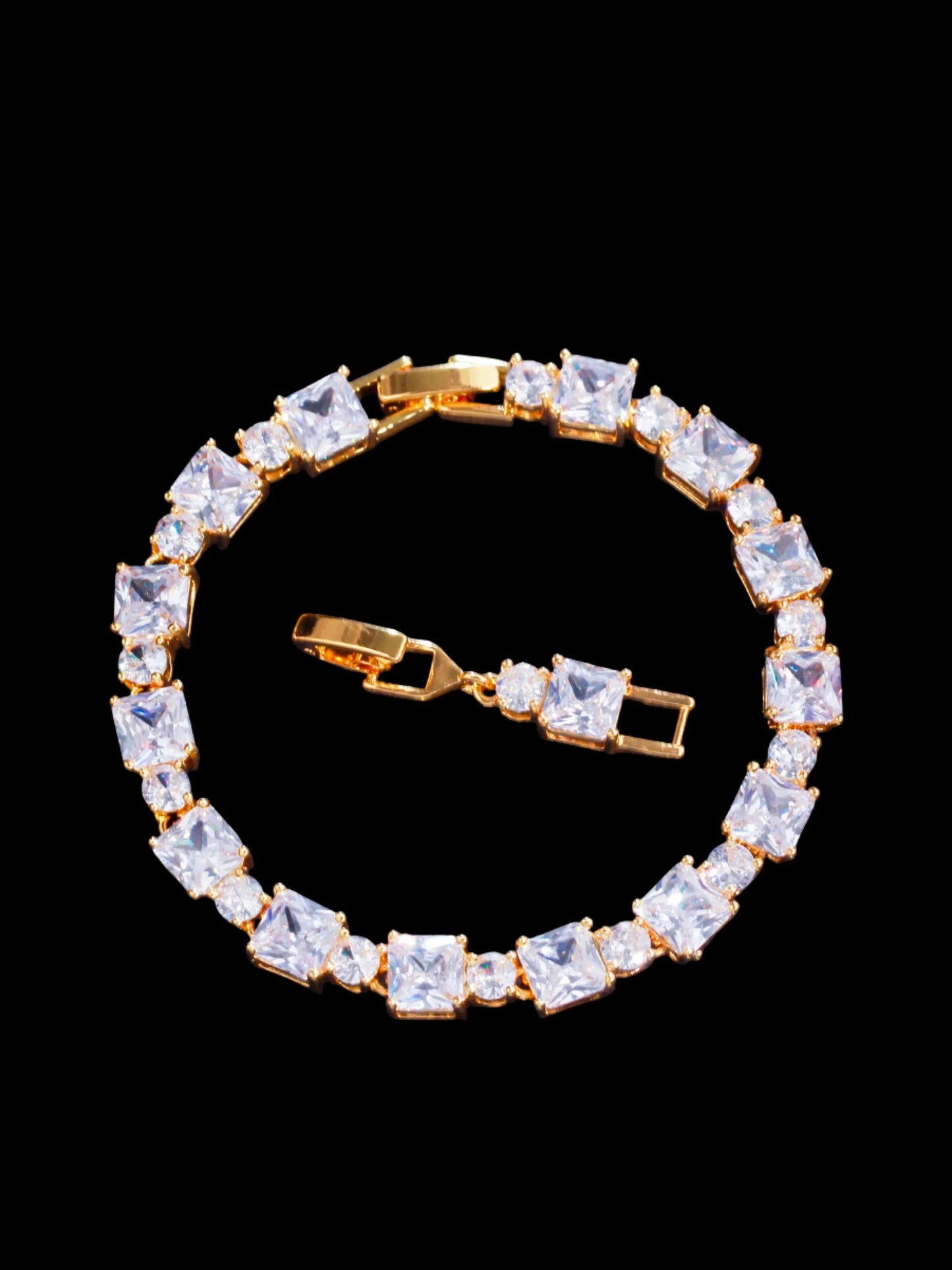 Gold Cube Bracelets