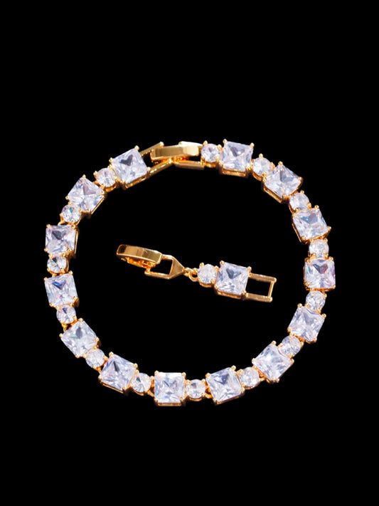 Gold Cube Bracelets