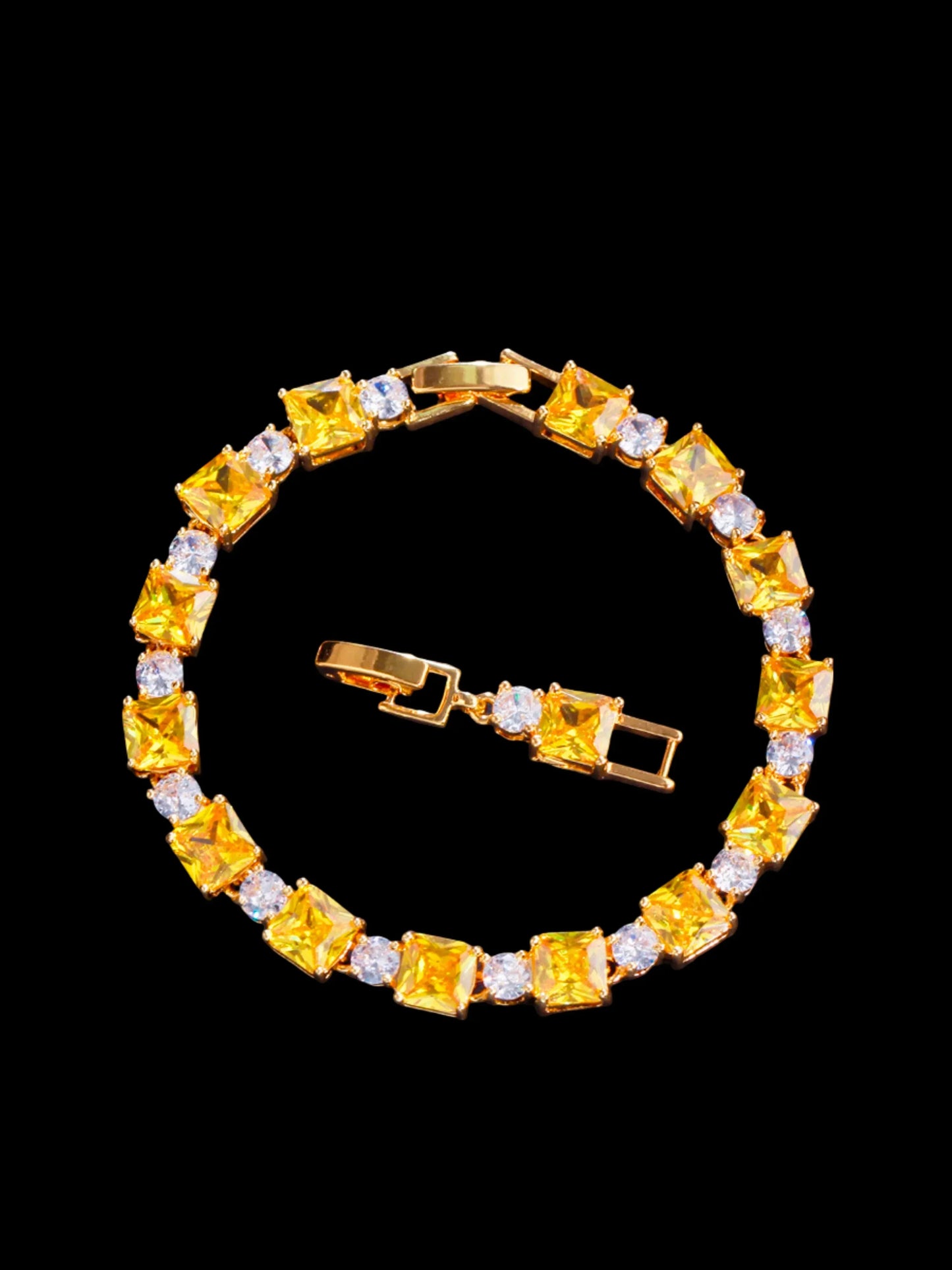 Gold Cube Bracelets