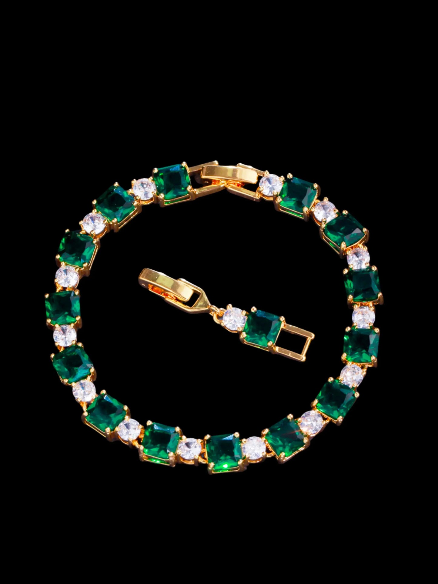Gold Cube Bracelets