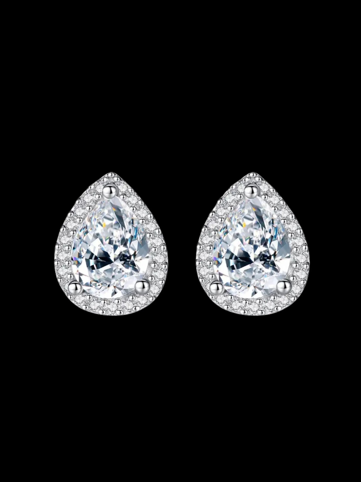 Tear Drop Earrings (S925)