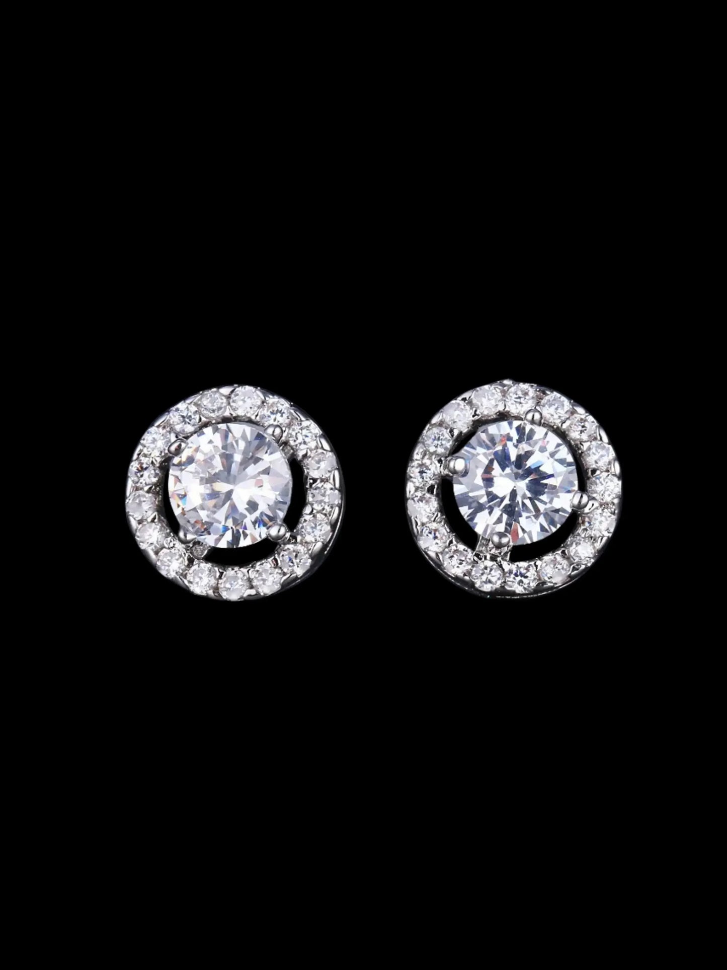 Halo Earrings (S925)